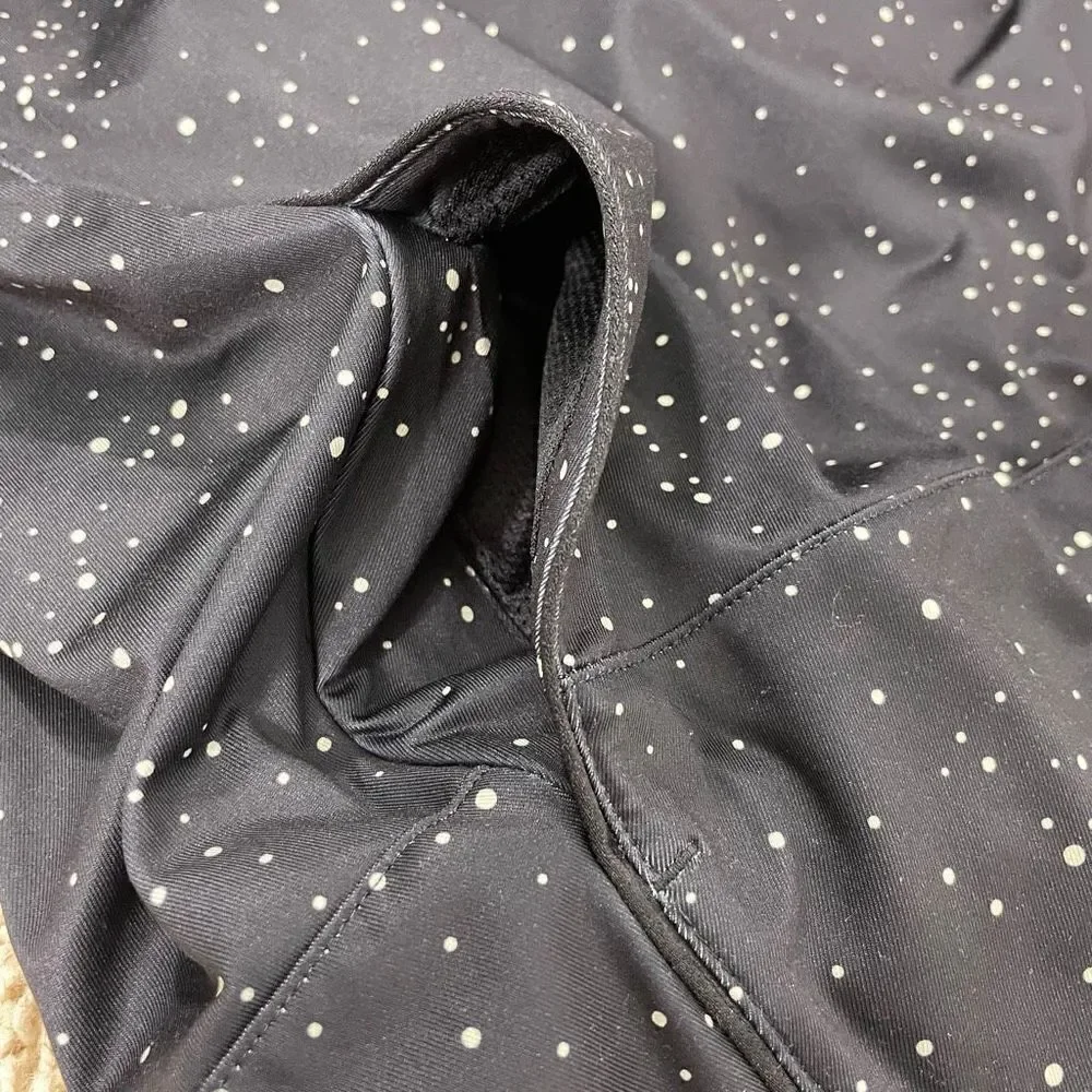 Nike‎ Dri-Fit Black with White Dot Print Golf Skort Size Small
